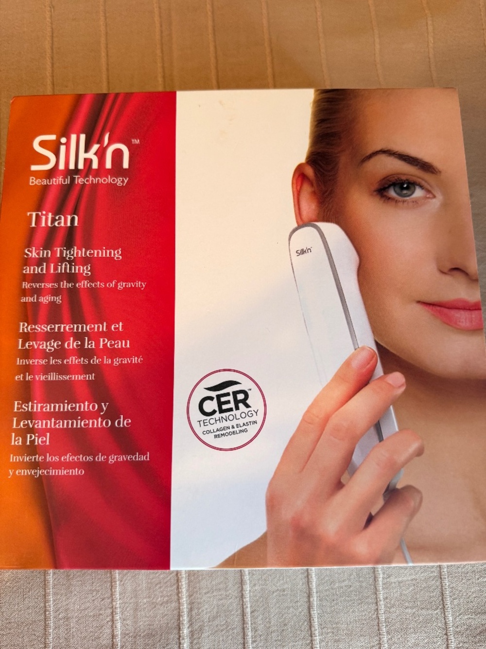 SILK’N TITAN SKIN TIGHTENING & LIFTING REVERSE AGING DEVICE